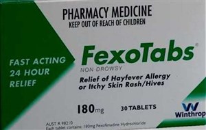 Fexotab Tab 180mg 30 Tablets