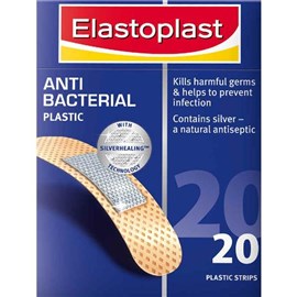 Elastoplast Antibacterial 20 Plastic Strips
