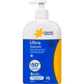 Cancer Council Ultra SPF50+ Sunscreen 500ml