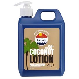 Le Tan Coconut Lotion SPF50+ 1L