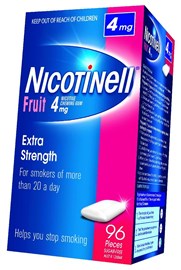 Nicotinell Gum Fruit 4mg 96 Pieces