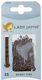 Lady Jane Brown Bobby Pins 25 Pack 2607BR