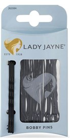 Lady Jane Large Black Bobby Pins 25 Pack 2620BK