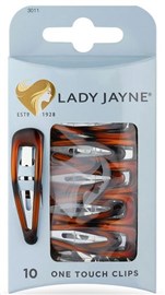 Lady Jane  Shell One Touch Clips 10Pack 3011