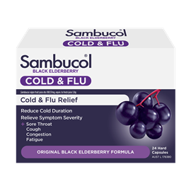 Sambucol Cold & Flu 24 Capsules