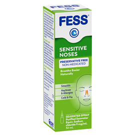 Fess Saline Nasal Spray Sensitive Noses 30ml