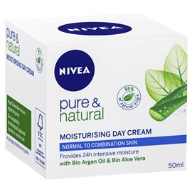Nivea Pure  & Natural Moisturising Day Cream 50ml