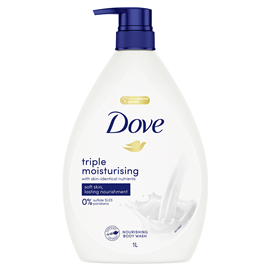 Dove Body Wash Triple Moist 1L