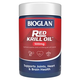 Bioglan Red Krill Oil Triple Action 500mg 120 Capsules