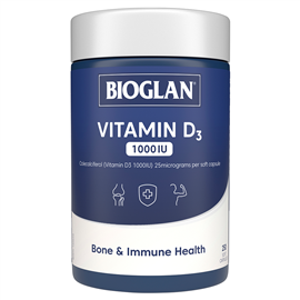 Bioglan Vitamin D3 1000IU 250 Capsules