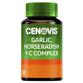 Cenovis Garlic Horseradish + C Complex 120 Tablets
