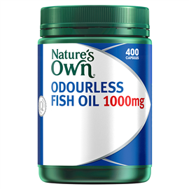 Nature's Own 609 Odourless Fish Oil 1000mg 400 Capsules