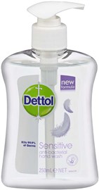 Dettol Sensitive Hand Wash Pump 250mL