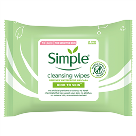 Simple Face Cleansing Wipes 25