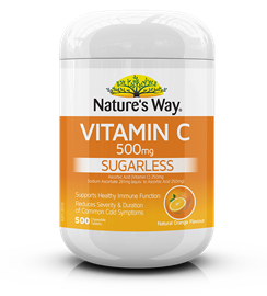 Nature's Way Vitamin C Sugarless 300 Chewable Tablets