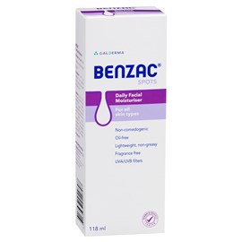 Benzac Daily Facial Moisturiser SPF15 118ml