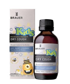 Brauer Kids Manuka Honey Dry Cough 100ml