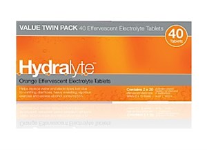 Hydralyte Electrolyte Orange 40  Effervescent Tablets