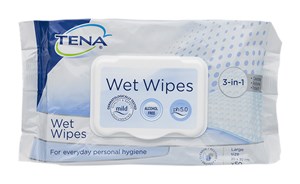 Tena Wet Wipes 50 Pack