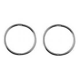 Rossan Sterling Silver Sleeper Medium Plain FD7005