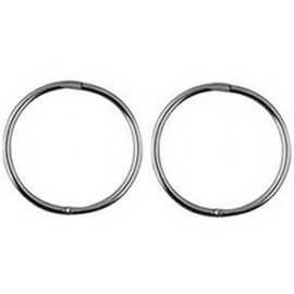 Rossan Sterling Silver Sleeper Large Plain FD7009