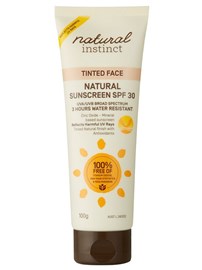 Natural Instinct Tinted Face Sunscreen SPF30