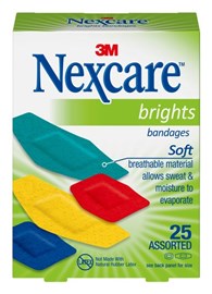 Nexcare Comfort Bright 25 Assorted Sizes