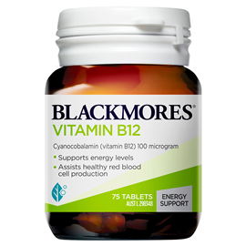 Blackmores Vitamin B12 100mcg 75 Tablets