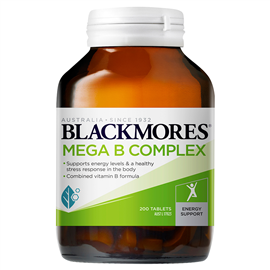 Blackmores Mega B Complex 200 Tablets