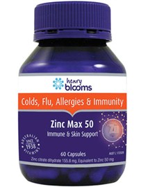 Blooms Zinc Citrate Max 50mg 60 Capsules