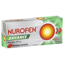 Nurofen Zavance Liquid 20 Capsules
