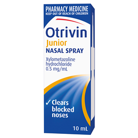 Otrivin Junior Nasal Spray Measured Dose 10ml
