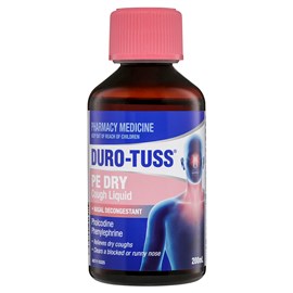 Duro-Tuss PE Dry Cough + Nasal Decongestant 200ml