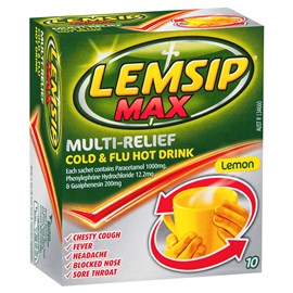 Lemsip Multi-Relief Hot Drink 10 Sachets