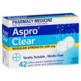 Aspro Clear 300mg 42 Tablets