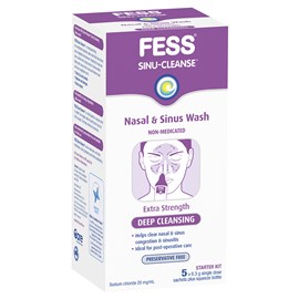 Fess Sinu-Cleanse & Sinus Hypertonic Wash Starter Kit