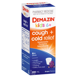 Demazin Cough Cold Relief 200ml