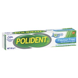 Polident Adhesive Cream Flavour Free 60g