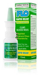 Flo Rapid Relief Nasal Decongestant Spray 15ml