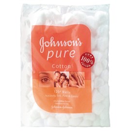 Johnson's Cotton Ball White 120