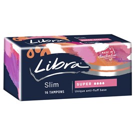 Libra Tapered Design Super 16 Tampons