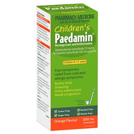 Children's Paedamin Decongestant and Antihistamine 200ml