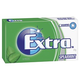 Wrigley's Extra Spearmint Gum 27g