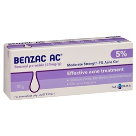 Benzac AC Gel 5.0% 50g