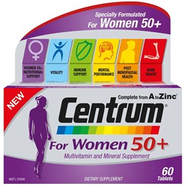 Centrum Women 50+  60 Tablets