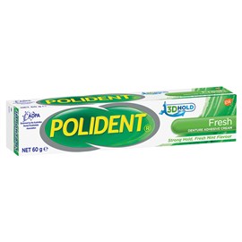 Polident Denture Adhesive Cream Freshmint 60g