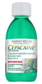 Cepacaine Oral Solution 200ml