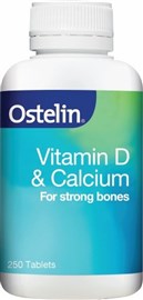 Ostelin Vitamin D & Calcium 250 Tablets