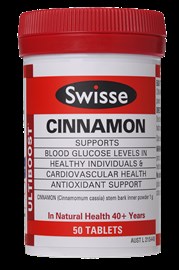 Swisse Ultiboost Cinnamon 50 Tablets