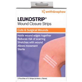 Leukostrip 6.4mmx76mm (3 strips/pouch) 50/box